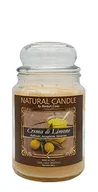 Świece - Nature Candle 167291 świeca zapachowa cytryna, 100% wosk wegetalny, 580 g, różne kolory - miniaturka - grafika 1