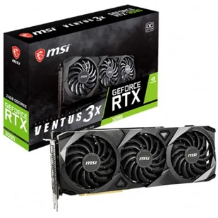 MSI GeForce RTX 3090 VENTUS 3X 24GB OC GDDR6X (RTX 3090 VENTUS 3X 24G OC) - Karty graficzne - miniaturka - grafika 1