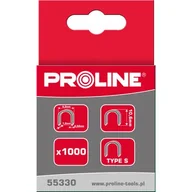 Zszywki - Zszywki półokrągłe 10 x 6,2 x 1,2 x 0,52 mm 1000 sztuk Proline - miniaturka - grafika 1
