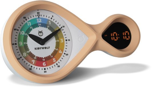 Kidywolf analog & digital Alarm Clock pink