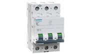 Bezpieczniki elektryczne - Siemens Wyłącznik nadprądowy 3P B 6A 6kA AC 5SL6306-6 - miniaturka - grafika 1