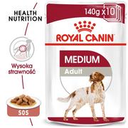 Mokra karma dla kotów - Royal Canin Medium Adult 10x140g 23368-uniw - miniaturka - grafika 1