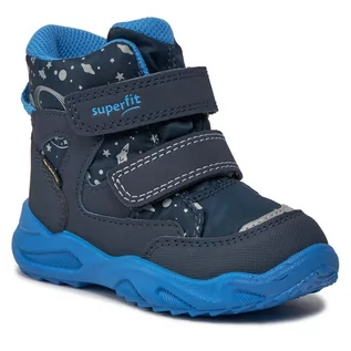 Buty dla chłopców - Śniegowce Superfit GORE-TEX 1-009236-8000 M Blue - grafika 1