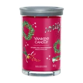 Świece - Yankee Candle Tumbler Świeca w Dużym Słoiku z Dwoma Knotami Sparkling Winterberry - miniaturka - grafika 1