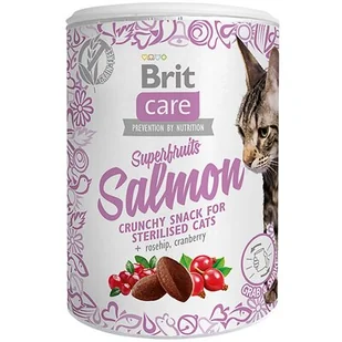 Brit Brit Care Cat Snack Superfruits Salmon 100g - Przysmaki dla kotów - miniaturka - grafika 2
