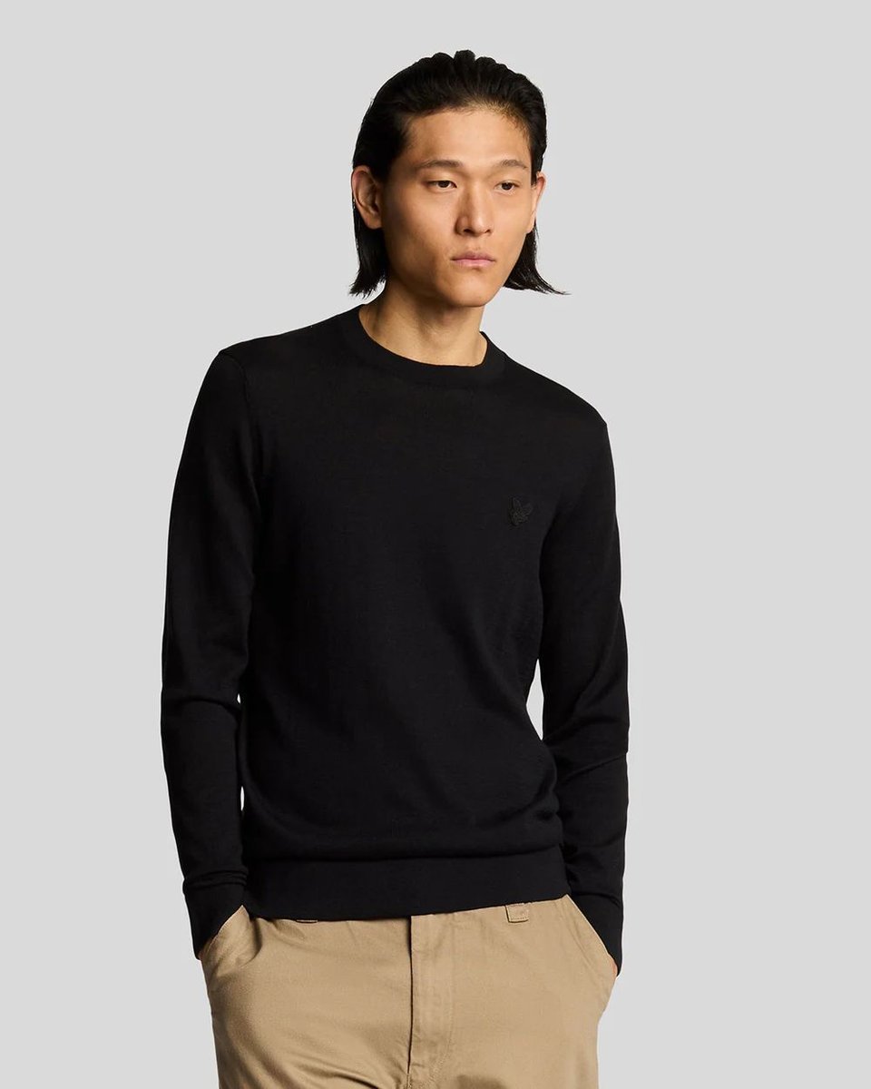 maglie uomo lyle and scott 1874 kn2235ton superfine z865 jet black