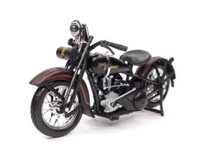 Harley-Davidson JDH 1928 Maisto 1:18 czarny – model kolekcjonerski H-D, HIT - Samochody i pojazdy dla dzieci - miniaturka - grafika 1