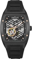 Zegarki męskie - Zegarek męski KENNETH COLE KCWGZ0046103 czarny sportowy skeleton - miniaturka - grafika 1