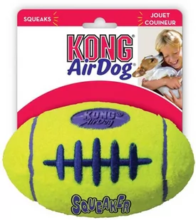 Kong Football Tennis z piszczałką - large (19 cm x 10 cm) - Zabawki dla psów - miniaturka - grafika 1