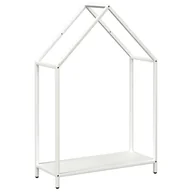 Wózki magazynowe - vidaXL Stojak na drewno opałowe, biały, 60x25x90 cm - miniaturka - grafika 1