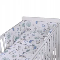 Pościel dla dzieci - Pościel dla niemowlaka Tomi 120x90 Komplet 5 Elementów Jeżyk i Jelonek - miniaturka - grafika 1