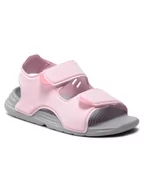 Buty dla dziewczynek - Adidas Sandały Swim Sandal C FY8937 Różowy - miniaturka - grafika 1