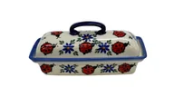 Pozostałe akcesoria kuchenne - Ceramiczna maselniczka USA Ceramika Bolesławiec - miniaturka - grafika 1