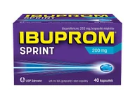 Przeziębienie i grypa - IBUPROM Sprint, 40 kapsułek - miniaturka - grafika 1
