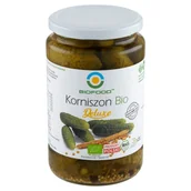 Warzywa w marynacie - Bio Food  OGÓRKI KORNISZONY DELUXE BIO 740 g (440 g) - BP-5902693121879 - miniaturka - grafika 1