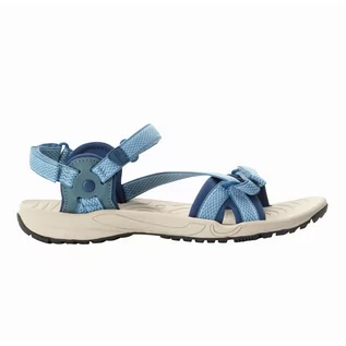 Sandały damskie - Sandały sportowe damskie Jack Wolfskin LAKEWOOD RIDE SANDAL W elemental blue - 35,5 - grafika 1