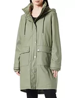 Kurtki damskie - TOM TAILOR Damski płaszcz przeciwdeszczowy parka 1032473, 10905 - Tree Moss Green, XL - miniaturka - grafika 1