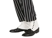 Dodatki do strojów karnawałowych - Nakładki białe na buty - 1 op. - miniaturka - grafika 1