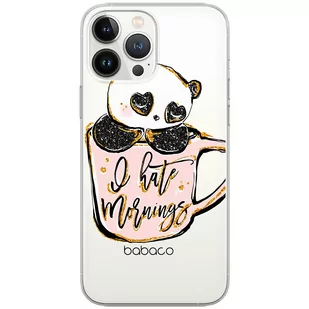 Etui Babaco dedykowane do Samsung GALAXY NOTE 20, wzór: Panda 005 Etui częściowo przeźroczyste, oryginalne i oficjalnie licencjonowane - Etui i futerały do telefonów - miniaturka - grafika 1