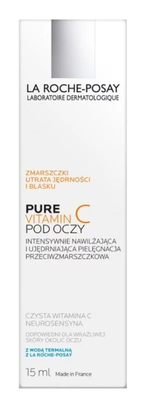 La Roche-Posay Redermic C Eyes Krem pod oczy wypełniający zmarszczki  intensywnie ujędrniający 15 ml - Ceny i opinie na Skapiec.pl