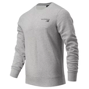 Bluza New Balance MT03911AG - szara - Bluzy sportowe męskie - miniaturka - grafika 1