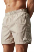 Spodenki męskie - SPODENKI KĄPIELOWE CALVIN KLEIN SWIMWEAR MESKIE BEŻOWE r. XL - miniaturka - grafika 1
