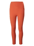 Spodnie sportowe damskie - Helly Hansen Legginsy funkcyjne w kolorze pomarańczowym - miniaturka - grafika 1