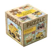 NASZA KSIĘGARNIA Puzzle 3w1 Pojazdy Artur Nowicki