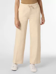 Spodnie sportowe damskie - Calvin Klein - Damskie spodnie dresowe, beżowy - grafika 1
