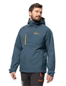Płaszcze damskie - Jack Wolfskin Troposphere Ins Jkt M, Płaszcz parka Mężczyźni, Midnight Sky, S - miniaturka - grafika 1