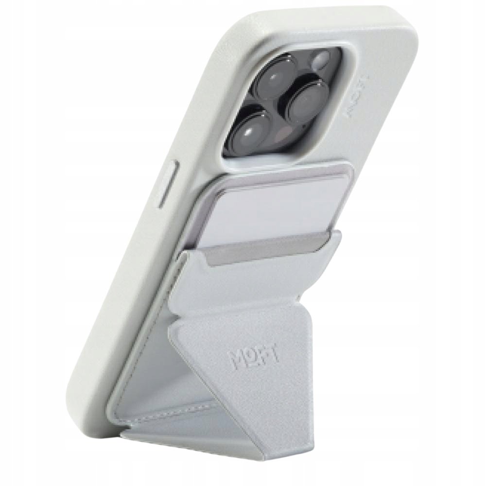 Magnetyczny portfel i stojak na telefon Moft Movas Snap-On MagSafe misty