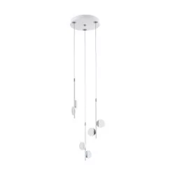 Eglo Oświetlenie OLINDRA Lampa Wisząca LED Biały, 6-punktowe 96931 - Lampy sufitowe - miniaturka - grafika 1