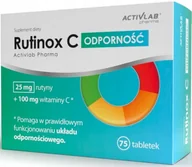 Witaminy i minerały - Activlab UNIPRO SP. Z O.O. Rutinox C Odporność 75 tabletek 3837861 - miniaturka - grafika 1