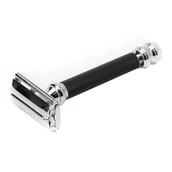 Maszynki do golenia i wkłady - Parker 76R - Maszynka na Żyletki z Czarną Rączką - miniaturka - grafika 1