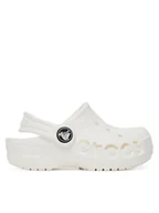 Buty dla chłopców - Crocs Klapki BAYA CLOG T 207012-100 Biały - miniaturka - grafika 1