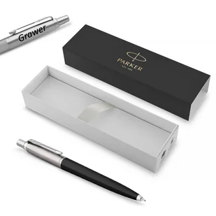 Długopis Żelowy Parker Jotter Originals Black (Czarny) z grawerem - Zestawy piśmiennicze - miniaturka - grafika 1