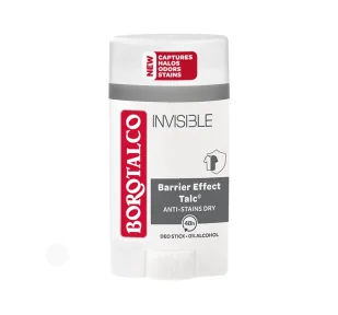 Borotalco Invisible dezodorant w sztyfcie 40ml - Dezodoranty i antyperspiranty dla kobiet - miniaturka - grafika 1