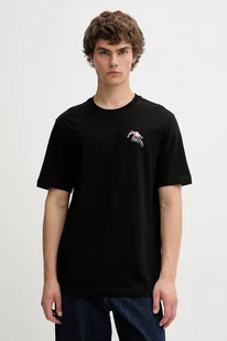 Diesel t-shirt bawełniany T-ADJUST-T3 męski kolor czarny z nadrukiem A18668.0QIAM - Koszulki męskie - miniaturka - grafika 1