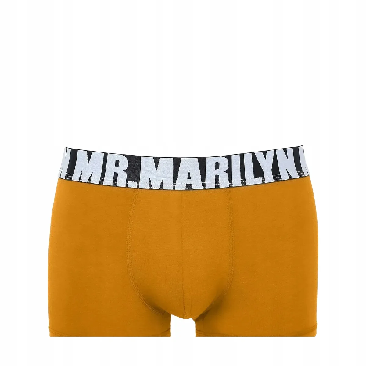 5-PAK Bokserki bawełniane Marilyn klasyczne Letters Boxer musztardowe XL