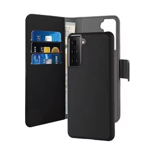 PURO Wallet Detachable - Etui 2w1 Samsung Galaxy S21+ (czarny) - Etui i futerały do telefonów - miniaturka - grafika 1