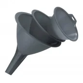 Przybory do gotowania - Fackelmann 42700 3 lejek, plastik, kolor szary, 43 x 43 x 52.9 cm 42700 - miniaturka - grafika 1