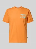 Koszulki męskie - T-shirt o kroju regular fit z nadrukiem z napisem - miniaturka - grafika 1