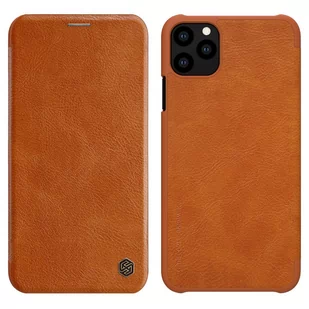 Nillkin Pokrowiec na telefon Qin Book pro Apple iPhone 11 Pro Max Brązowe - Etui i futerały do telefonów Nillkin Pokrowiec na telefon Qin Book pro Apple iPhone 11 Pro Max Brązowe - Etui i futerały do telefonów - miniaturka - grafika 1