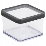 Pojemniki kuchenne - ROTHO Pojemnik 0,5l żywność produkty sypkie szczelny grafitowy LOFT - miniaturka - grafika 1