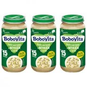Dania dla dzieci - BoboVita Białe warzywa z indykiem w sosie po 15 miesiącu Zestaw 3 x 250 g - miniaturka - grafika 1