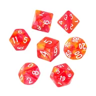 Akcesoria do gier planszowych - Rebel Komplet kości Rpg - Dwukolorowe - miniaturka - grafika 1