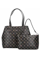 Torebki damskie - Guess Vikky Tote, Torba damska, Brązowy, Wyjątkowy, Brązowy - miniaturka - grafika 1