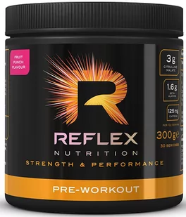 Reflex Nutrition - Pre-Workout, Owocowy, Proszek, 300g - Przedtreningówki - miniaturka - grafika 1