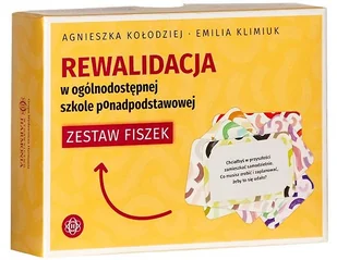 Rewalidacja w ogólnodostępnej szkole ponadpodstawowej. Zestaw fiszek - Pozostałe książki - miniaturka - grafika 1