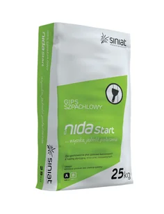 Gips szpachlowy Nida Start 25 kg - Gipsy i gładzie gipsowe - miniaturka - grafika 1